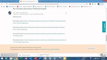 Get Cloudera Quickstart VM - Unable to download ?