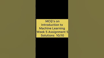 Introduction to machine learning week 5 assignment 5 answers 2025 #nptelanswers #machinelearning
