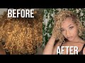 How I Bleach and Tone My Curly Hair at Home | NO ORANGE/BRASSY TONES