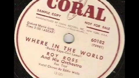 Where In The World (1950) - Eddie Wells