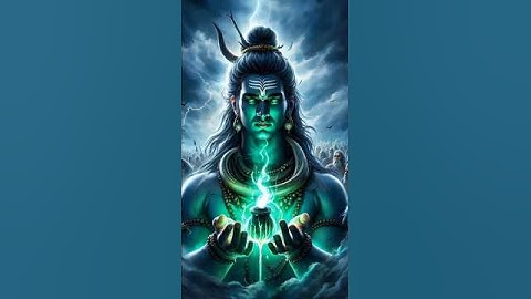 🔵 Why Lord Shiva’s Throat Turned Blue? | Neelkanth Story |  #shorts #ai #shiv #hindu