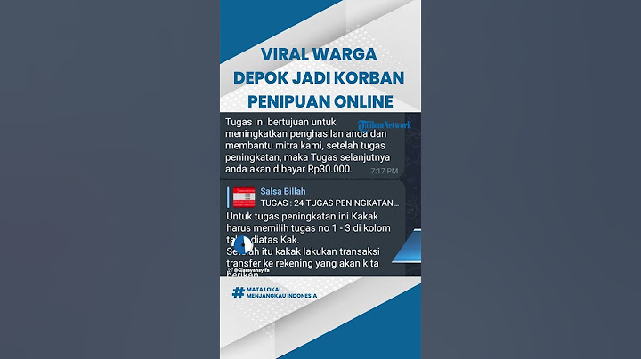 Modus Beri Tugas Like & Subscribe, Warga Depok Jadi Korban Penipuan Online Capai Puluhan Juta