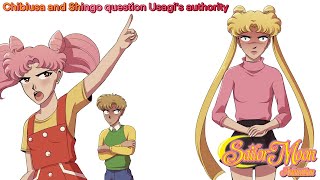 Chibiusa And Shingo Question Usagis Authority - Sailor Moon Animation