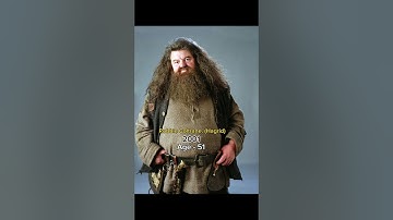 Robbie Coltrane(Hagrid) age transformation 🤯(2001-2022)#shorts