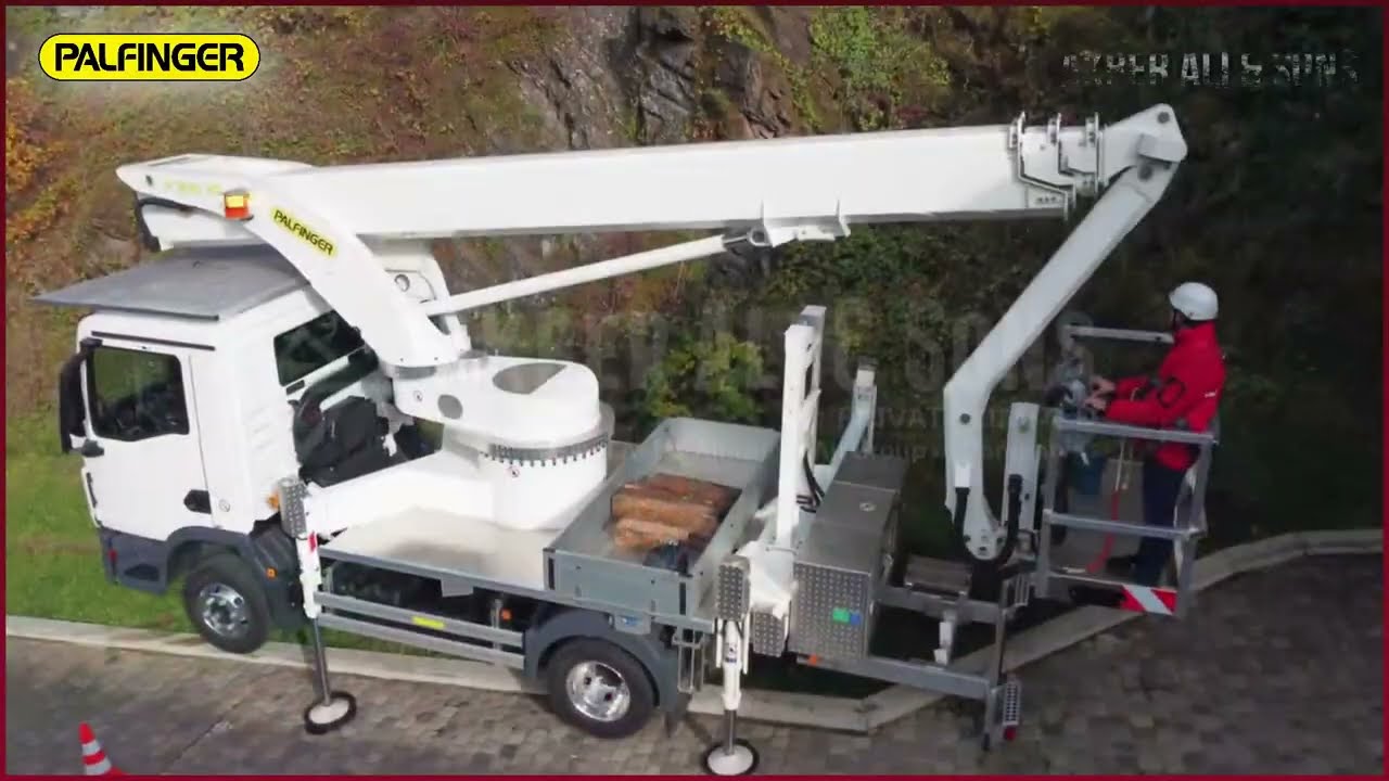 PALFINGER Access Platforms   P 300 KS & P 250 BK demo tour (Akber Ali & Sons)