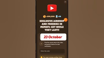 Memefi Daily Code today | Exclusive Airdrop And Freebies in MemeFi: Get While They Last!! #memefi