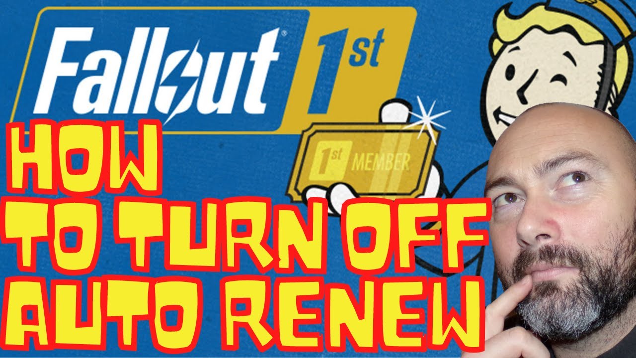 ☢️How To Turn Off Fallout 1St Membership Auto Renew