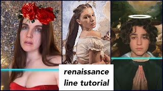 TikTok Renaissance Painting Challenge Line Time Warp Scan Filter Videoleap And PicsArt Tutorial screenshot 5