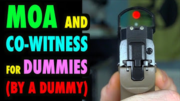 RedDot MOA & Co-Witness for Dummies (by a Dummy)