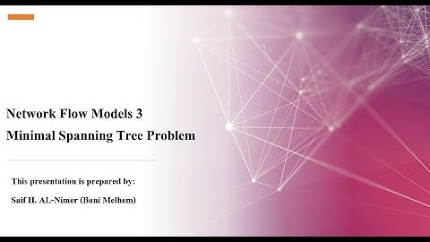 Minimal Spanning Tree شرح