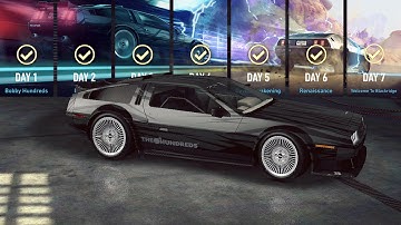 DeLorean DMC-12 DAY 7 NFS No Limits FUTURES PAST Gameplay Walkthrough