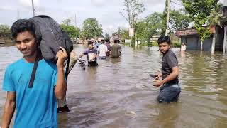 Silchar Ramnagar Flood condition is worse save Assam🙏