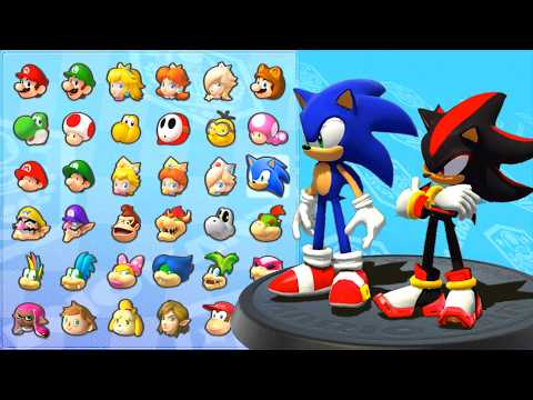 マリオカート8デラックス】ソニックとシャドウ(徒歩)でNintendo Switch