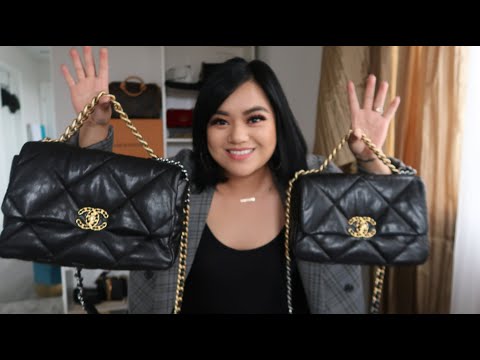 Small Vs Medium Chanel 19 Bag Size Comparison + OUTFITS 💃