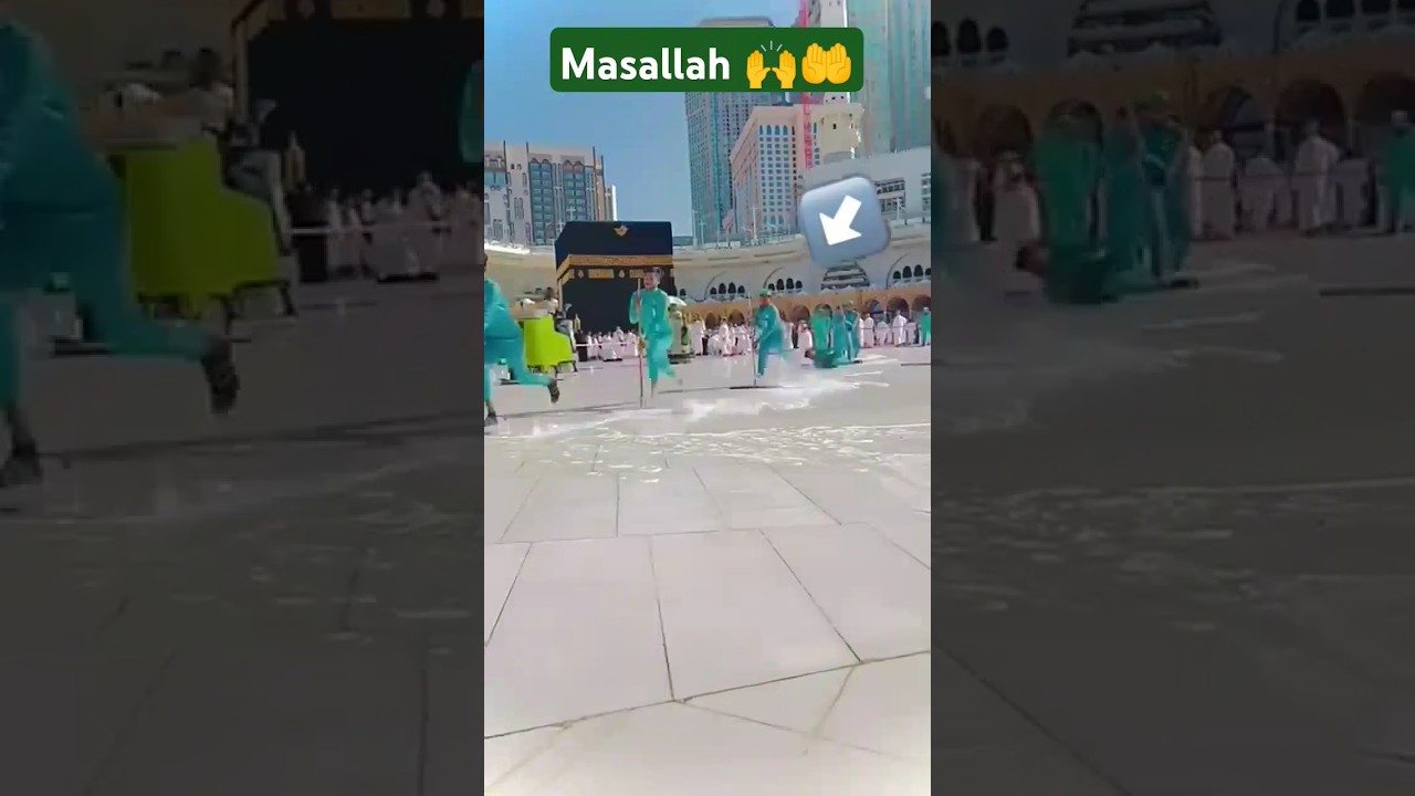 Rehman Ya Rahman ll Kaba Sharif Live cleaning 🧼 