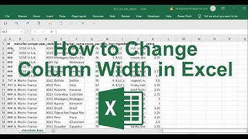 【Excel职场必备技能免费学习】 Excel 改变列宽的方法大全 | Excel | SQL | SAS | Python | Power BI | Tableau