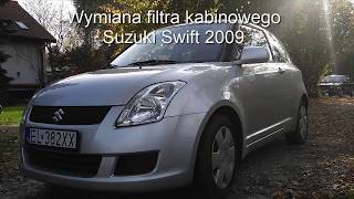 Wymiana Filtra Kabinowego Suzuki Swift 2005-2010 - Youtube