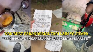 LARI TINGGALKAN MAGGI TGH MASAK, GENG PARANORMAL SEDIH JUMPA WANITA HIDUP DI BANGUNAN TERBENGKALAI