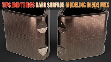 Topology Hard Surface: Correct topology of a Detail on Curves Modeling In 3ds Max || N°_113