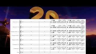 20Th Century Fox Fanfare With Br Sheet Music