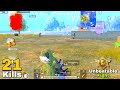 21+kills Solo vs Squad Full😤Rush Gameplay Unbeatable Fight🔥New Update Pubg Mobile Lite-ABHI GAMING