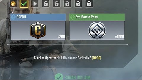 Gunakan Operator skill 10x dimode Ranked MP/call of duty mobile /