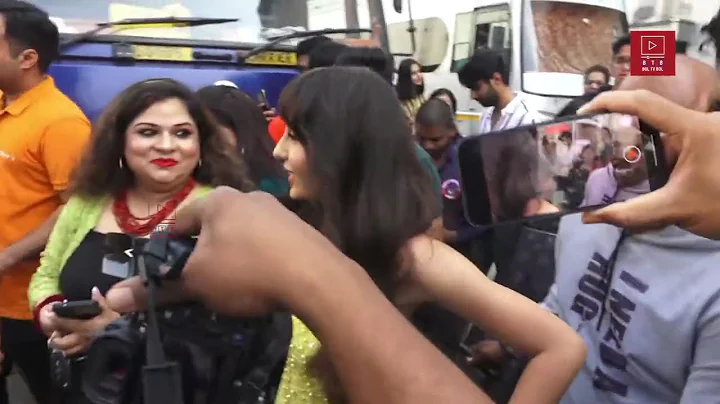 NORA FATEHI & MANISH PAUL SPOTTED AT JHALAK DIKHLAJA SET IN FILMCITY #norafatehi