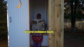 Finished the #offgrid #outhouse