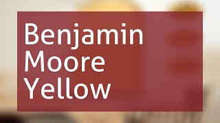 Benjamin Moore Yellow Paint Colors