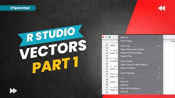 Introduction to Data Structures (Vectors in R)  Part 1