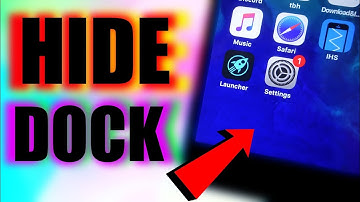 REMOVE DOCK GLITCH ON IOS 11 AND GET NEW ANIMATIONS WHEN OPENING APPS