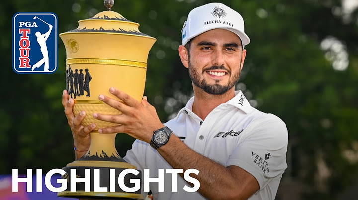 Abraham Ancer's winning highlights from WGC-FedEx St. Jude | 2021