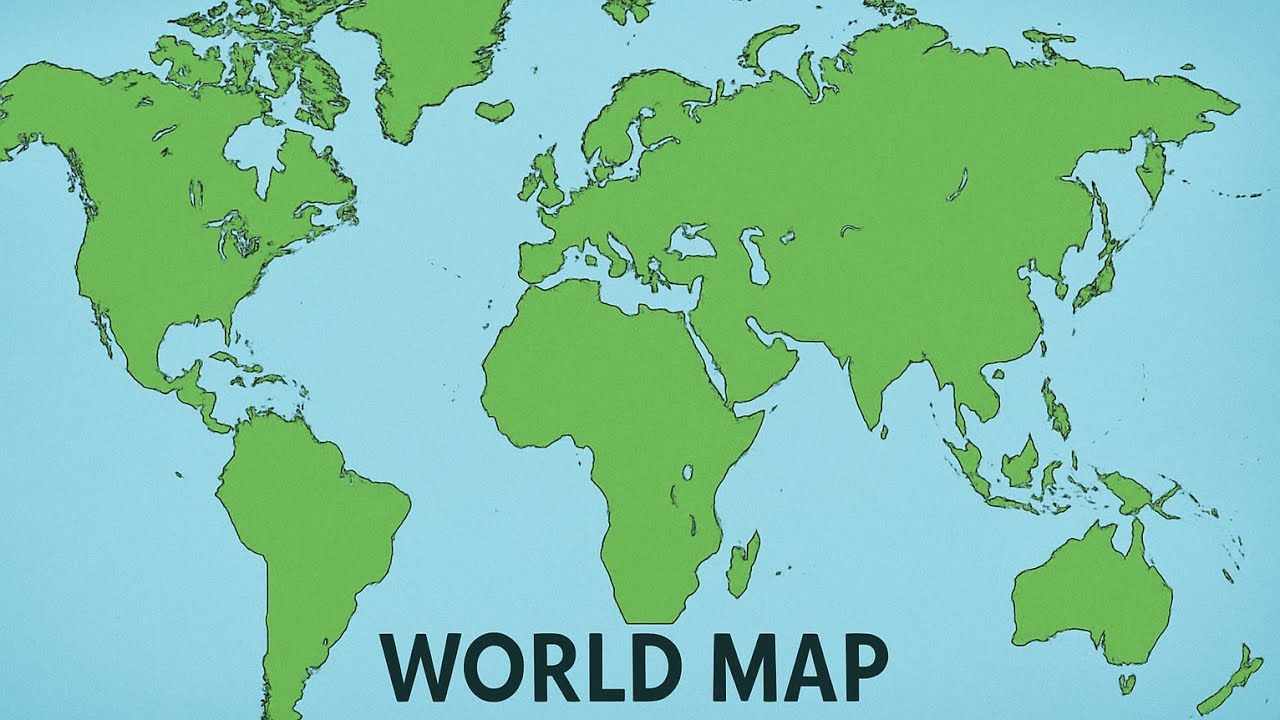 "विश्व मानचित्र "को समझना हुआ बहुत ही आसन ! World Map Study (Part - 01 ...