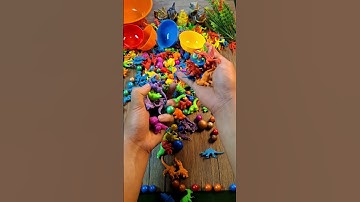 Reverse Dino Sorting ASMR 🦕 Long Video with Soft Plastic Clicks | No Talking, No Music