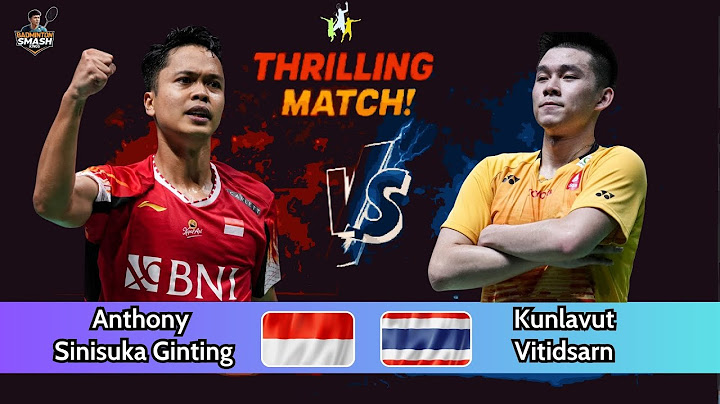 Men's Singles | Anthony Ginting (INA) vs. Kunlavut Vitidsarn (THA) | Badminton 2025 Highlight