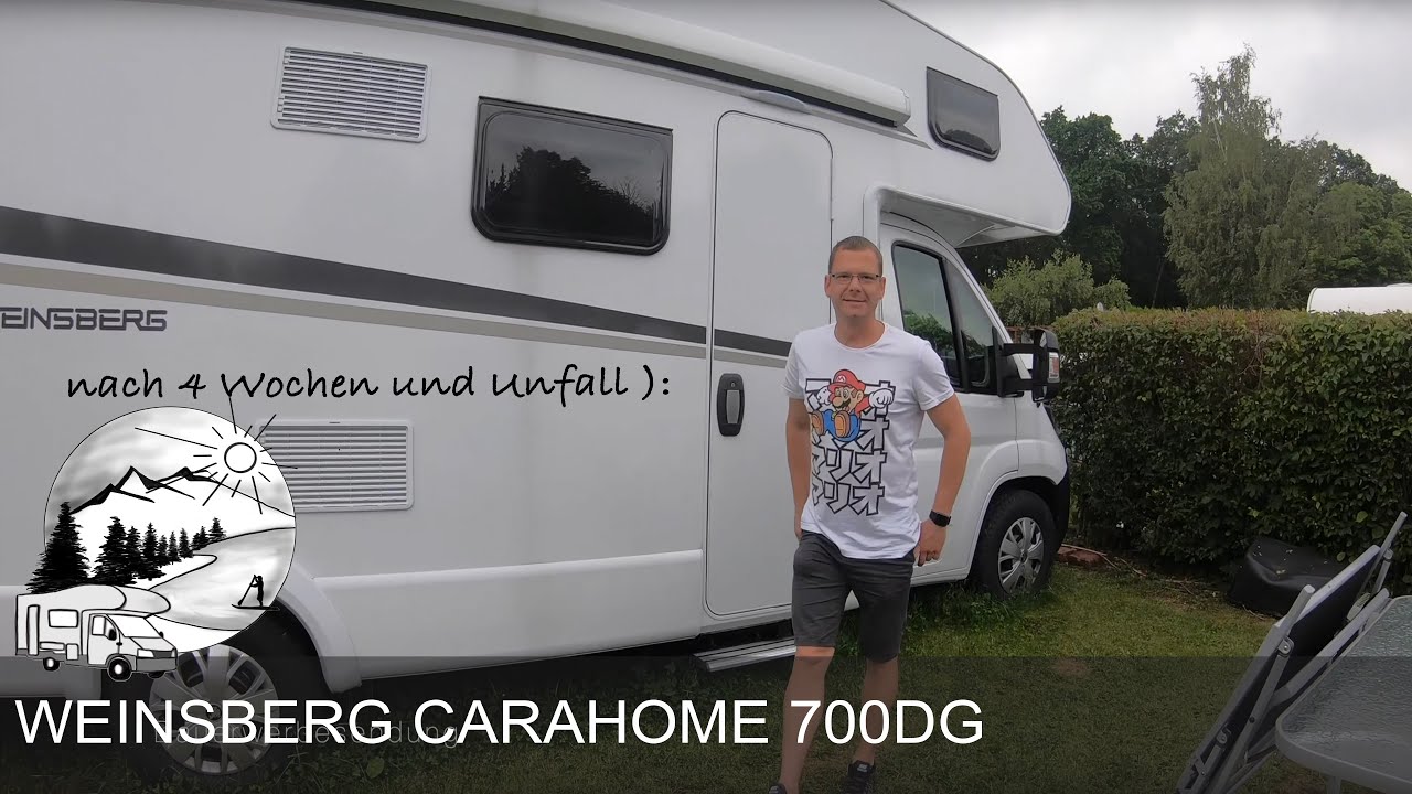 Roomtour Weinsberg CaraHome 700DG (nach 4 Wochen Unfall :-( )