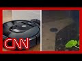 Doorbell camera captures robot vacuum&#39;s escape