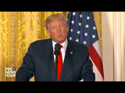 President Trump defends pardon of Sheriff Joe Arpaio at news conference