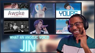 BTS | JIN Solo's 'Awake', 'Epiphany', 'Moon', 'Yours', 'Super Tuna' REACTION | An angelic voice!!