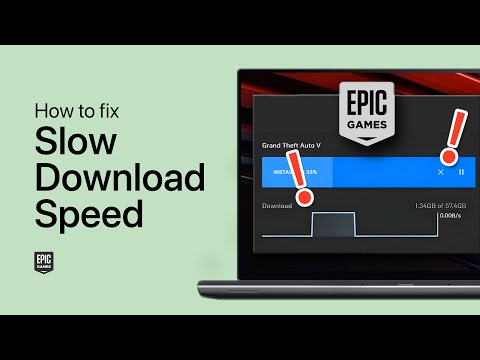 How To INCREASE Epic Games Launcher Download Speed! (2x Faster) 
