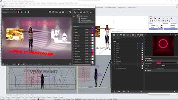 VRAY RHINO Videocourse - 10 - IES Light, Mesh Light, Emissive Material, Neon Sign, Screen, Projector