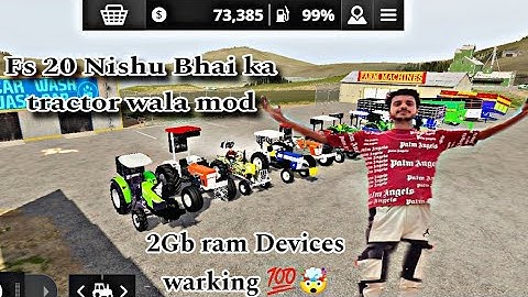 fs 20 ma Nishu deshwal ka tractor kaise aad karen easy Tips aur tricks // fs 20 Indian tractor mod 🚜
