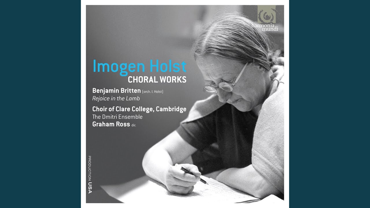 Watch Rejoice in the Lamb, Op. 30 "Festival Cantata": VII. For the Instruments are by their Rhimes on YouTube Watch Rejoice in the Lamb, Op. 30 "Festival Cantata": VII. For the Instruments are by their Rhimes on YouTube