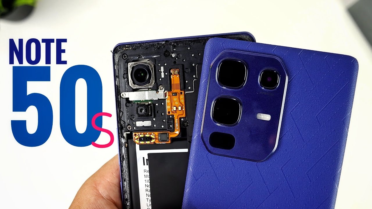 اسرار انفنكس نوت 50 اس Infinix Note 50s teardown 