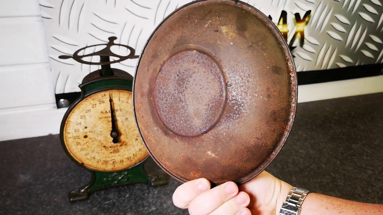 Bygone 1920s Salter No' 46 Scales Restoration - YouTube