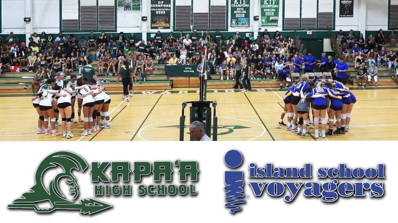 Kapaa Lady Warriors Volleyball VS Island Voyagers 10-27-23 LIVE - YouTube