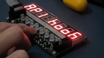 Cheapest SLI - 8 digit displays, 8 two color leds and 8 buttons