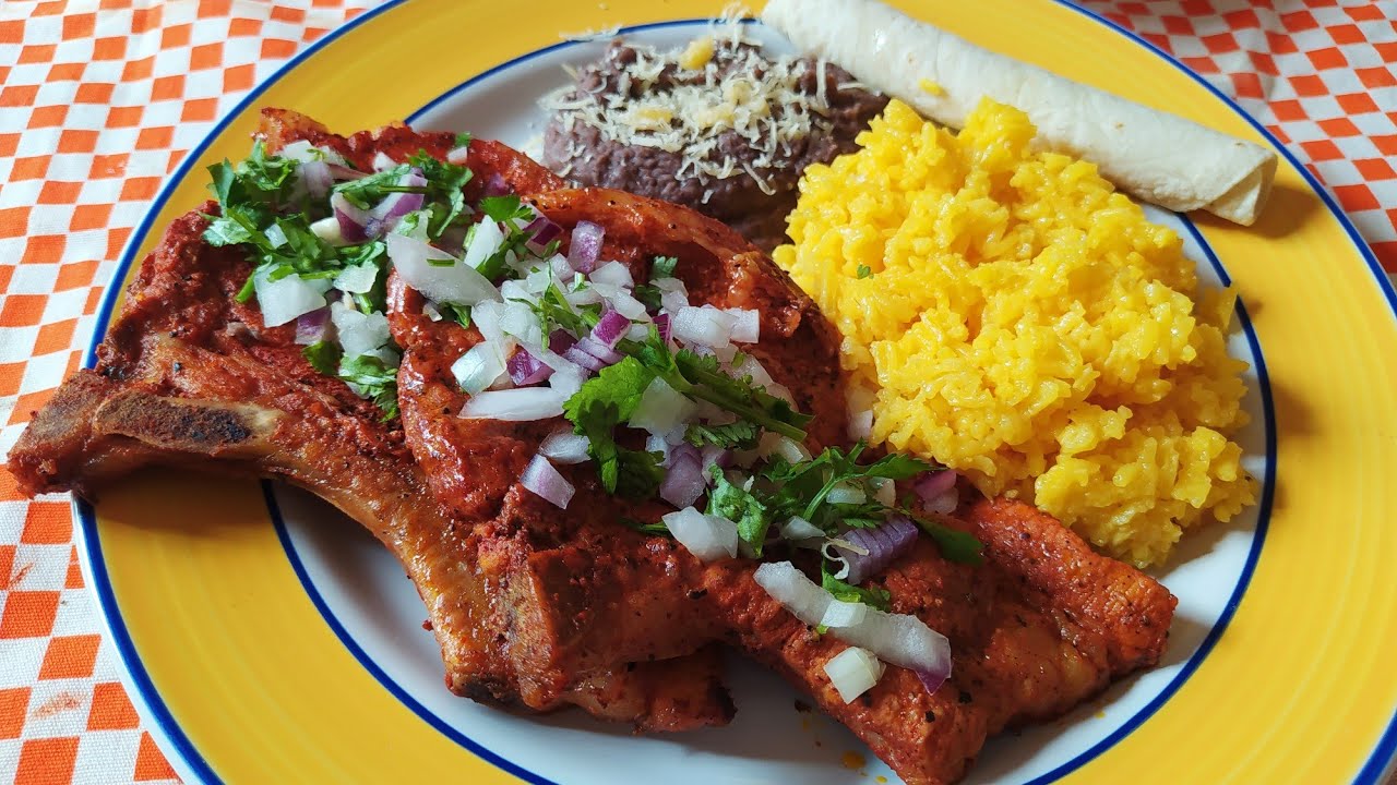 Chuletas a la Yucateca con Recado Rojo - YouTube