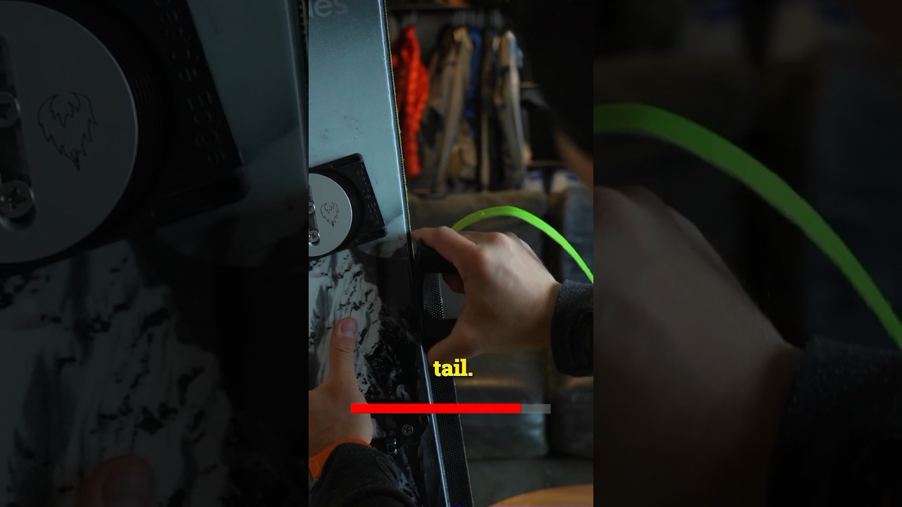 How to Trim Splitboard Skins in 20 Seconds (need to know) 