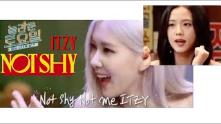 BLACKPINK Jisoo and Rosé dancing to ITZY Not Shy on Amazing Saturday Resimi